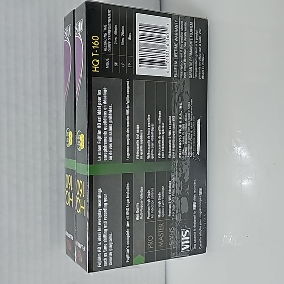Fujifiln HQ T-160 Blank Vhs tapes 2pack - Picture 3 of 3